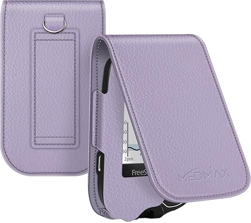 Miniatura 1 de Funda protectora de piel sintética para Freestyle Libre 3 2  Libre Reader, ligera, a prueba de golpes, funda de transporte para diabéticos con clip