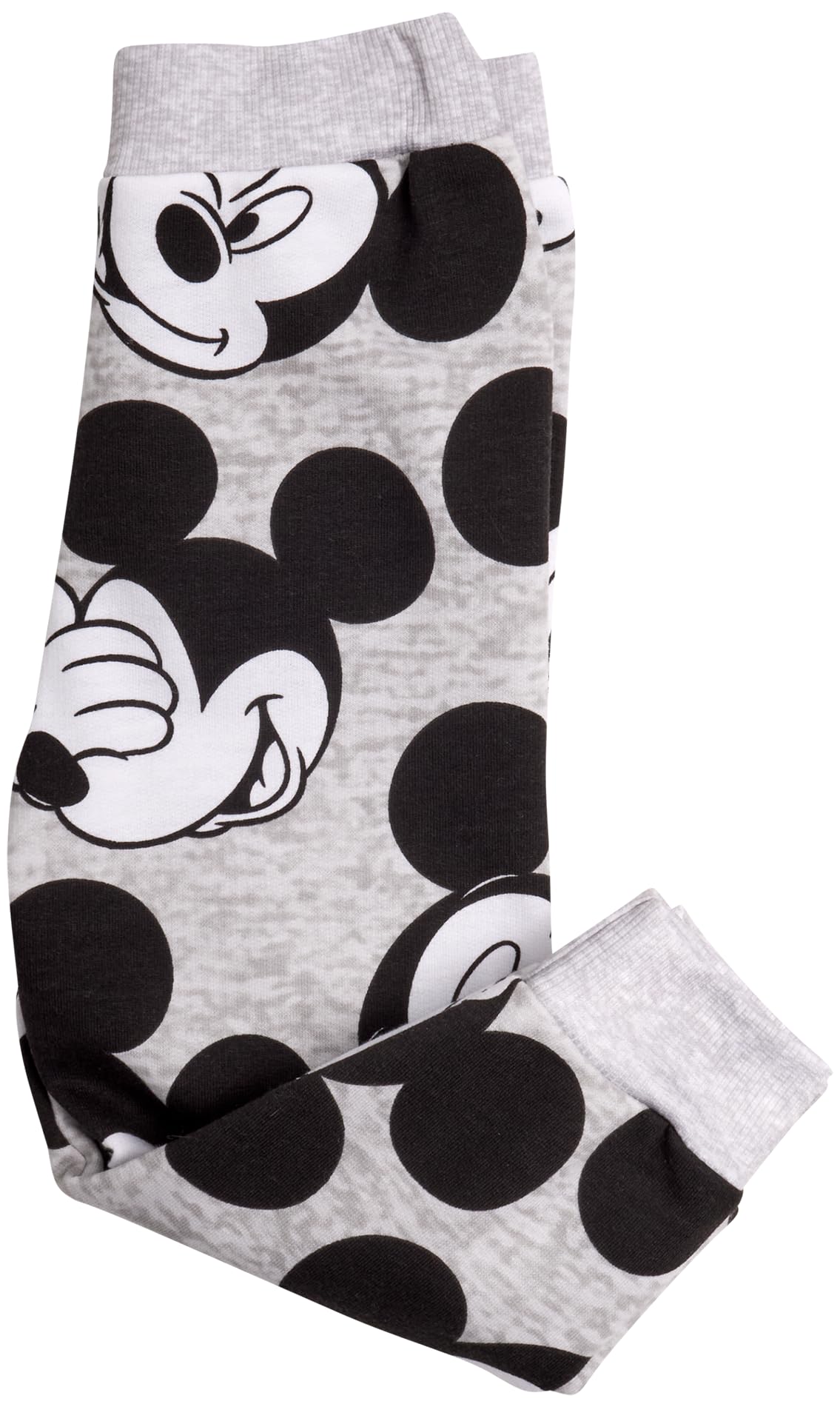 Disney Set da jogging per bambini, 2 pezzi, felpa girocollo in morbido pile e pantaloni da jogging per ragazzi, comodi vestiti per neonati (12-24 m)