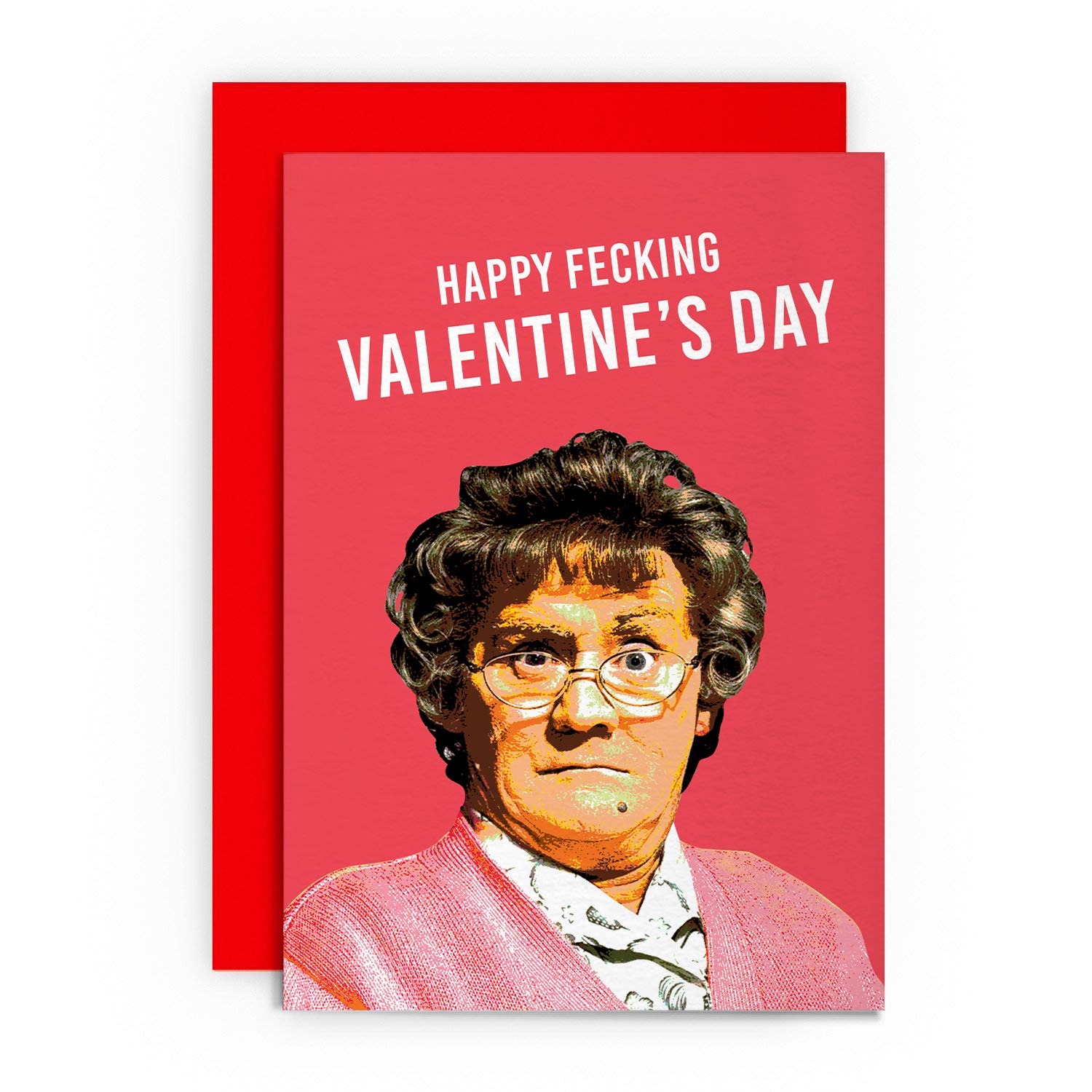 Valentine's Day Card Valentines Funny Mrs Brown Brown's Boys Husband Wife Boyfriend Girlfriend Love Greeting Happy for Him Her Joke LOL