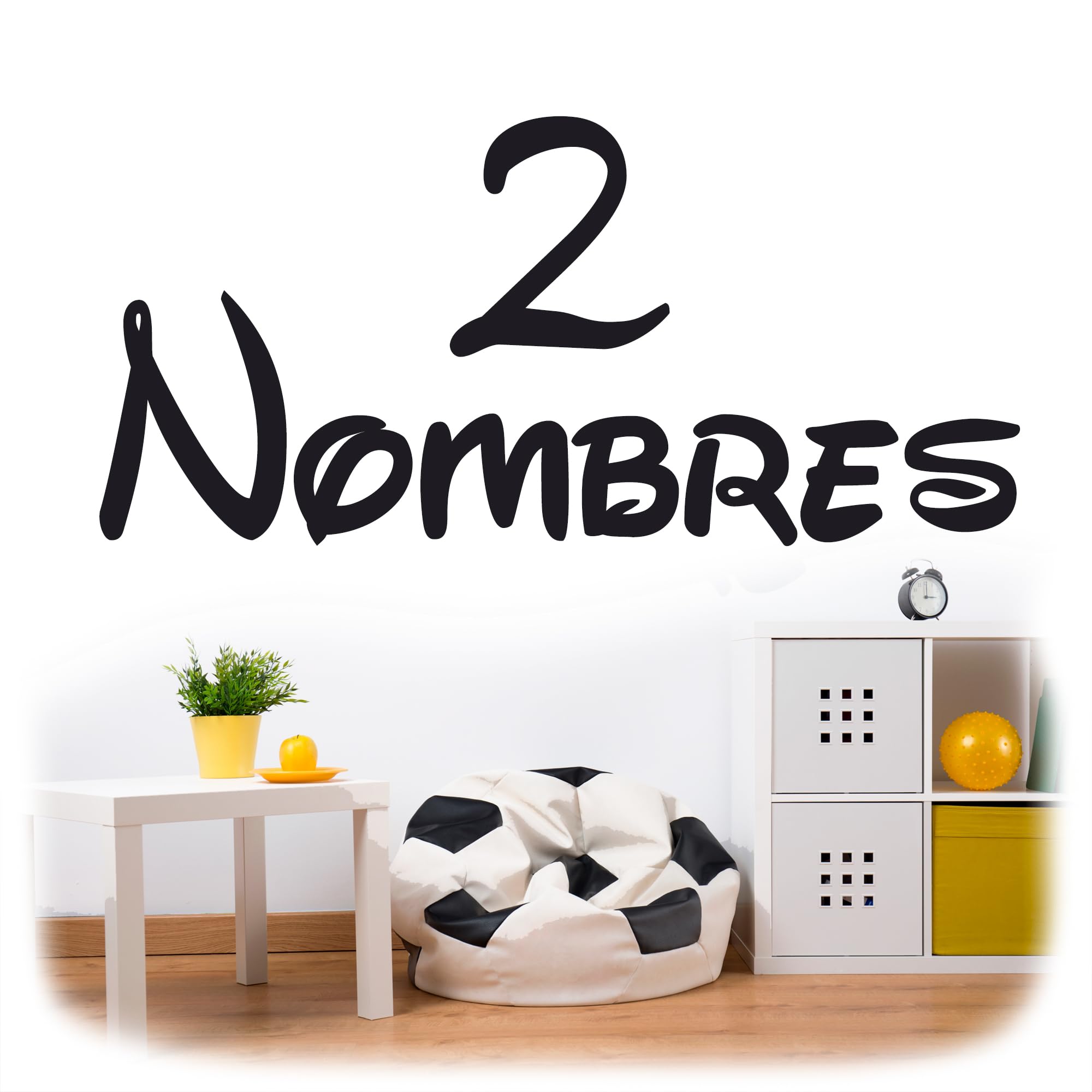 Becral - 2 Adhesivos de vinilo Pack 2 Nombres personalizados | Tu Texto/Nombre Personalizado para casco, moto, coche, bici, patinete, puerta, armario, pared, botella desde 7 a 220cm