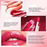 LANGMANNI 12Pcs Lip gloss Collection Makeup Set, Shiny Smooth Soft Liquid Lip Glosses Lip Stain With Rich Varied Colors For Girls And Women Makeup (Set A)