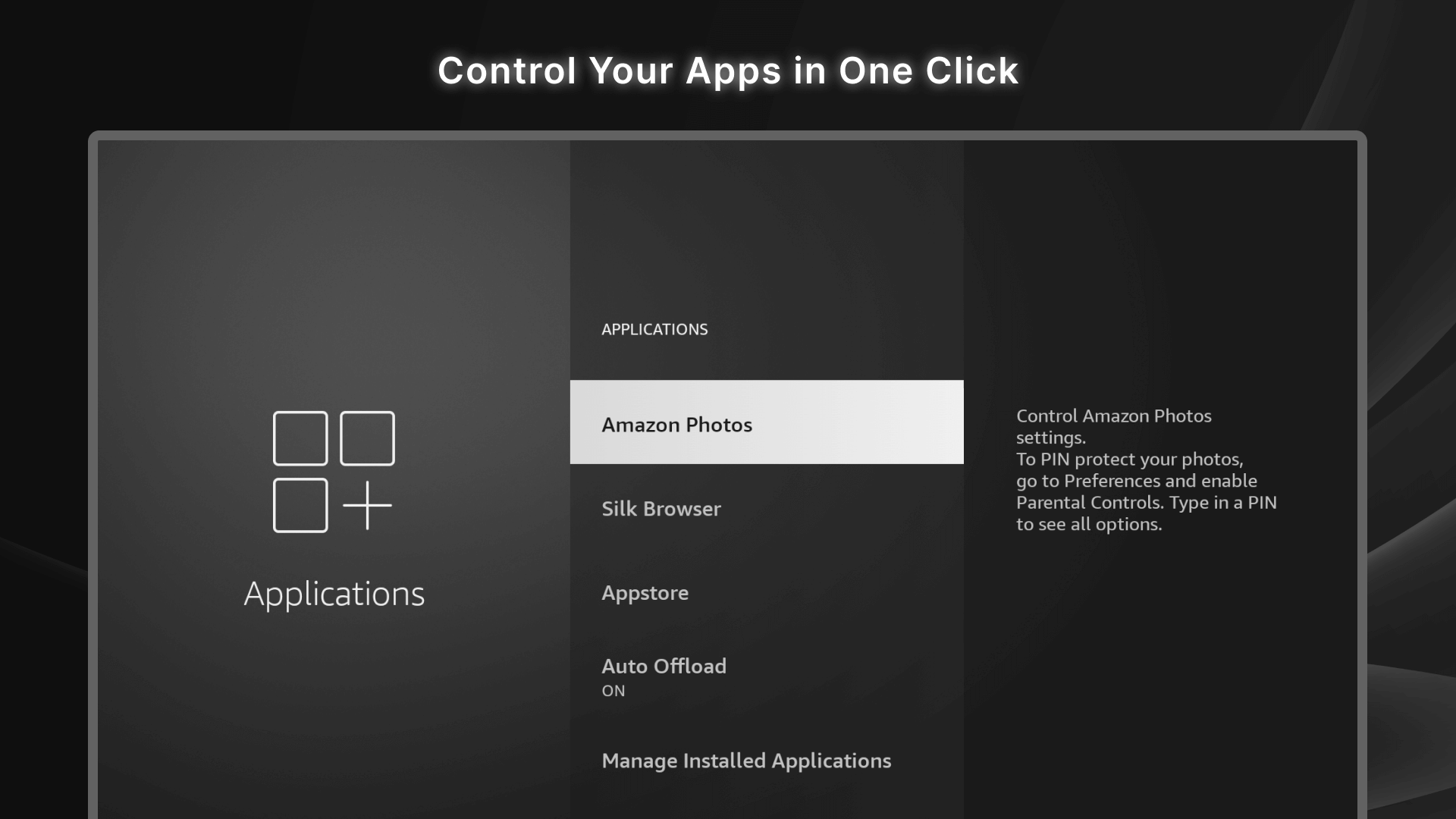 App Settings – Quickly Load Shortcut of Application Menu for Fire TV ...