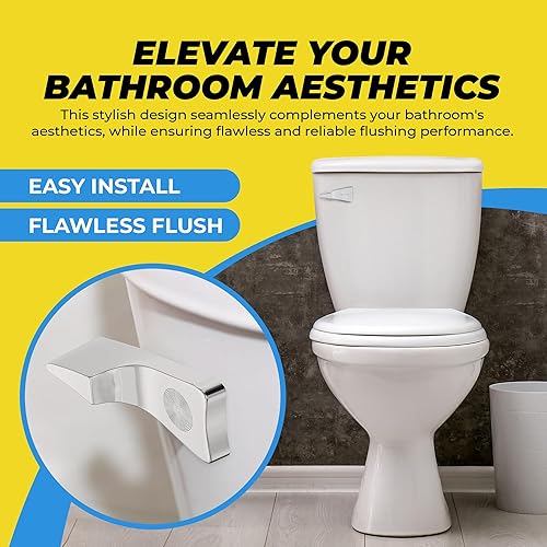 Miniatura 2 de Palanca de repuestos para palanca de tanque de inodoro estándar americano