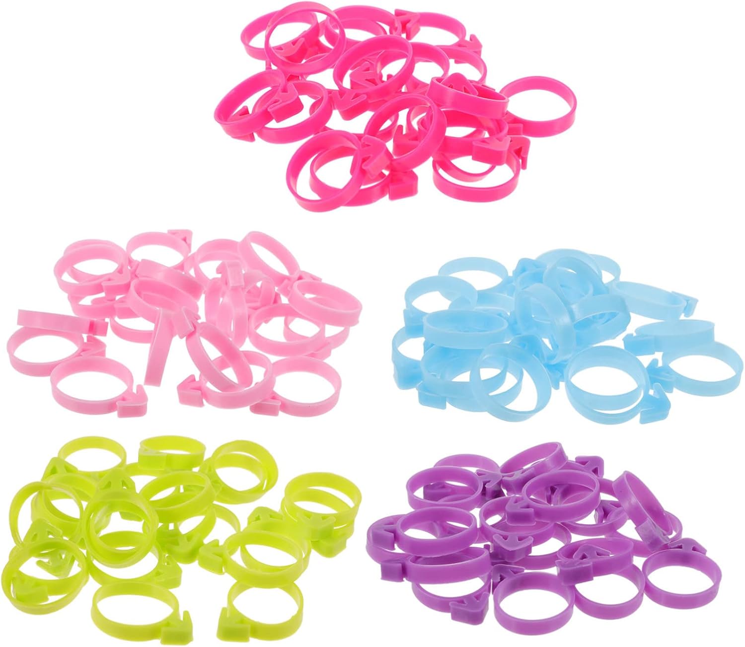 200pcs Pastry Bag Clips Reusable for Whipped Icing Cookie Bags Seal Cake Decorating Clips