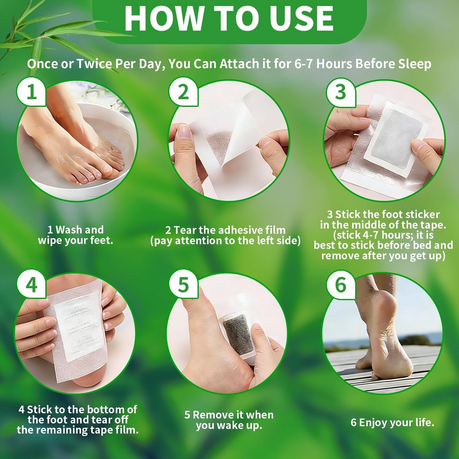30 Piezas Parches Detox para Pies, Detox Foot Patch,Parches Pies Desintoxicantes,Naturales Bambu Ajenjo Parche Desintoxicacion,Eliminar Toxinas del Cuerpo,Alivio Dolor y Estrés Mejorar el Sueño