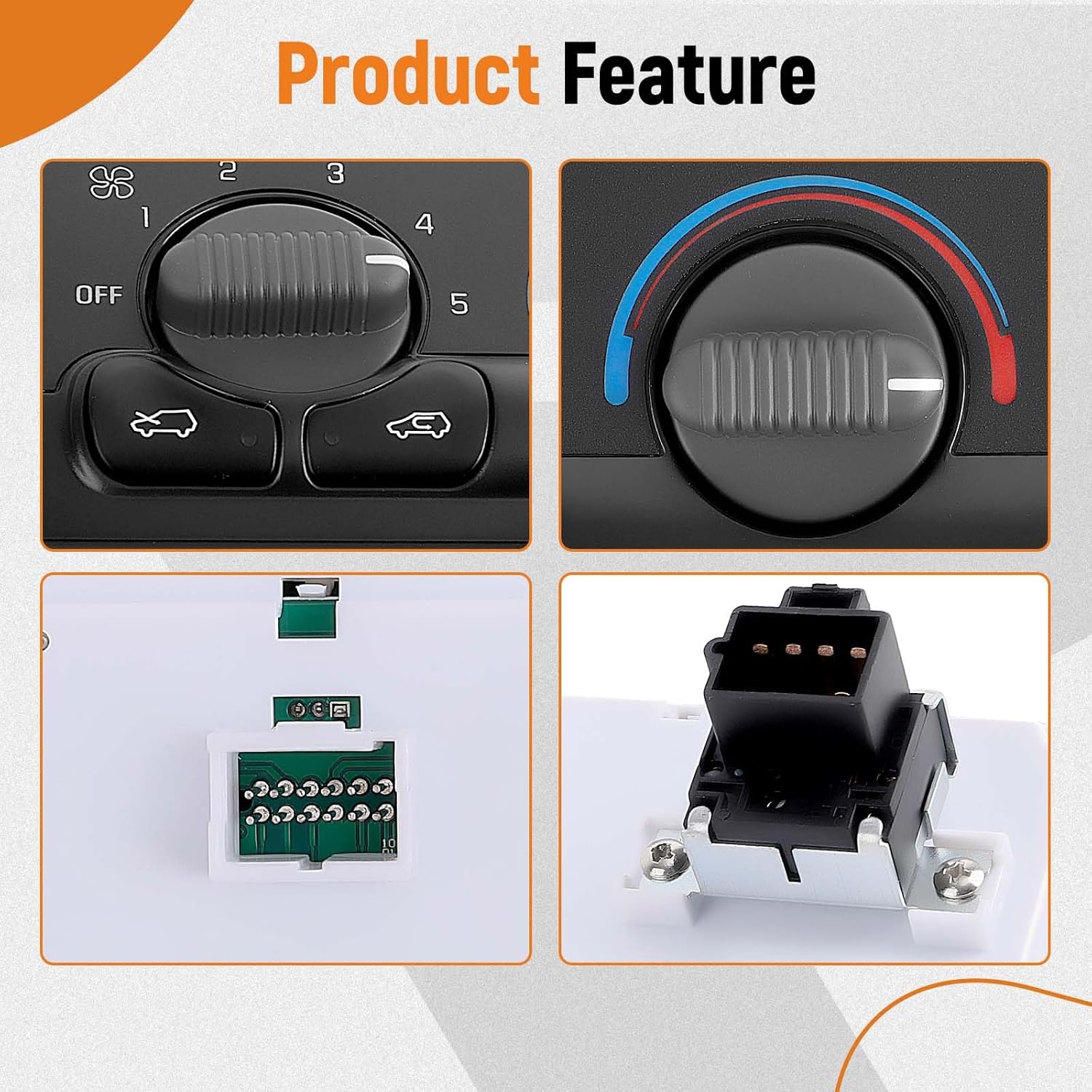 maXpeedingrods 599-266 Front Climate Control Module AC Heater Panel Compatible with Chevy Avalanche, Silverado, Suburban, Tahoe, GMC Yukon XL, Sierra, Cadillac Escalade