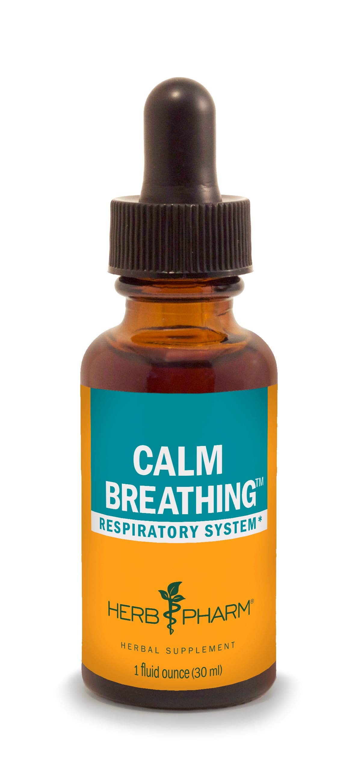 Herb Pharm Calm Breathing Liquid Formula for Respiratory Support - 1 Ounce 1 Fl Oz (Pack of 1)