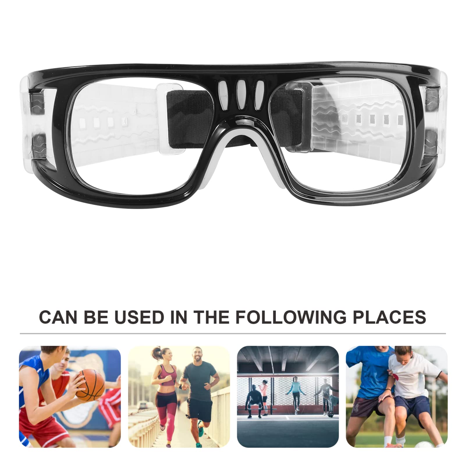 BESPORTBLE 3St Schutzbrillen Basketballbrille transparente Gläser sportgeräte Sport geräte Goggles schnapsgläser sportliche Brille Sportbrillen Augenschutz Spiel Fußball Blaue Kugel Arbeit