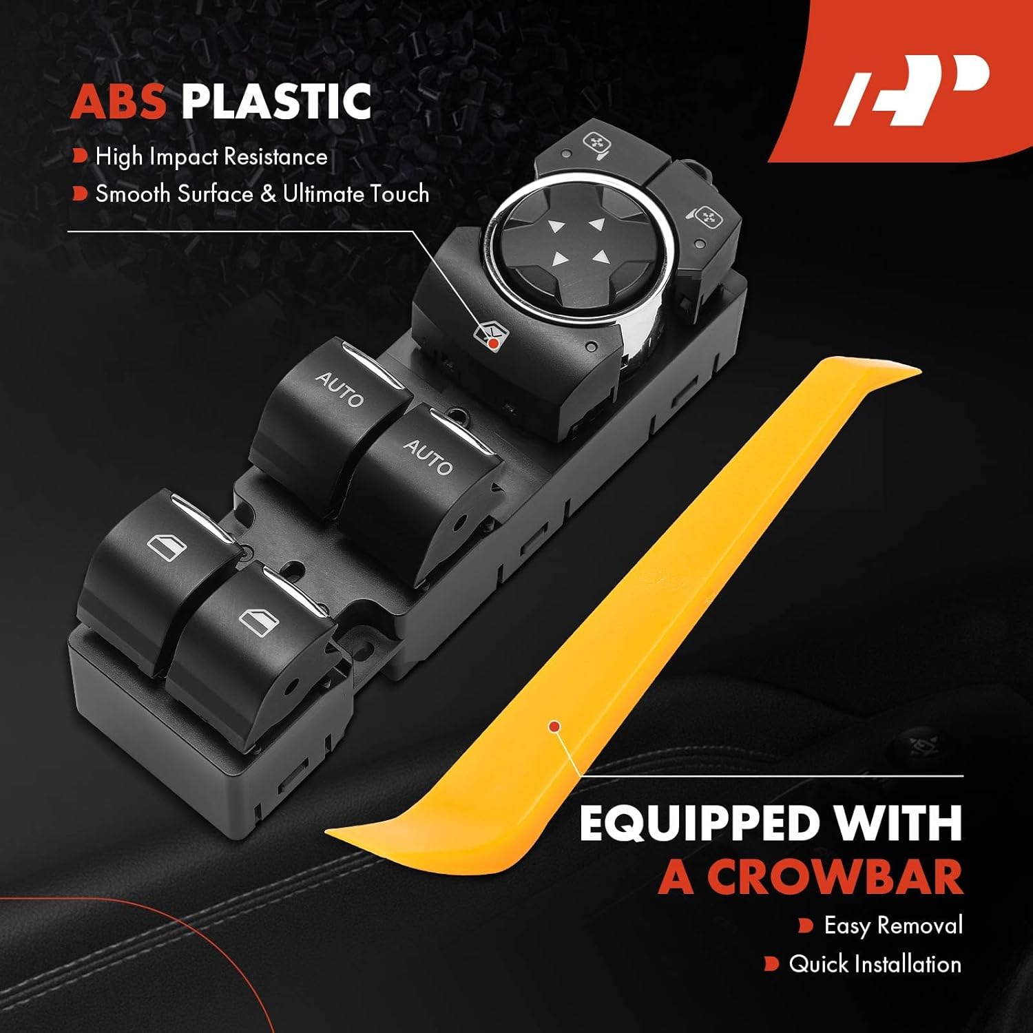 A-Premium Power Window Switch Compatible with Ford Explorer 2013-2015, Taurus 2013-2019, Police Interceptor Utility 2013-2015, Police Interceptor Sedan 2013-2019, Special Service Police Sedan