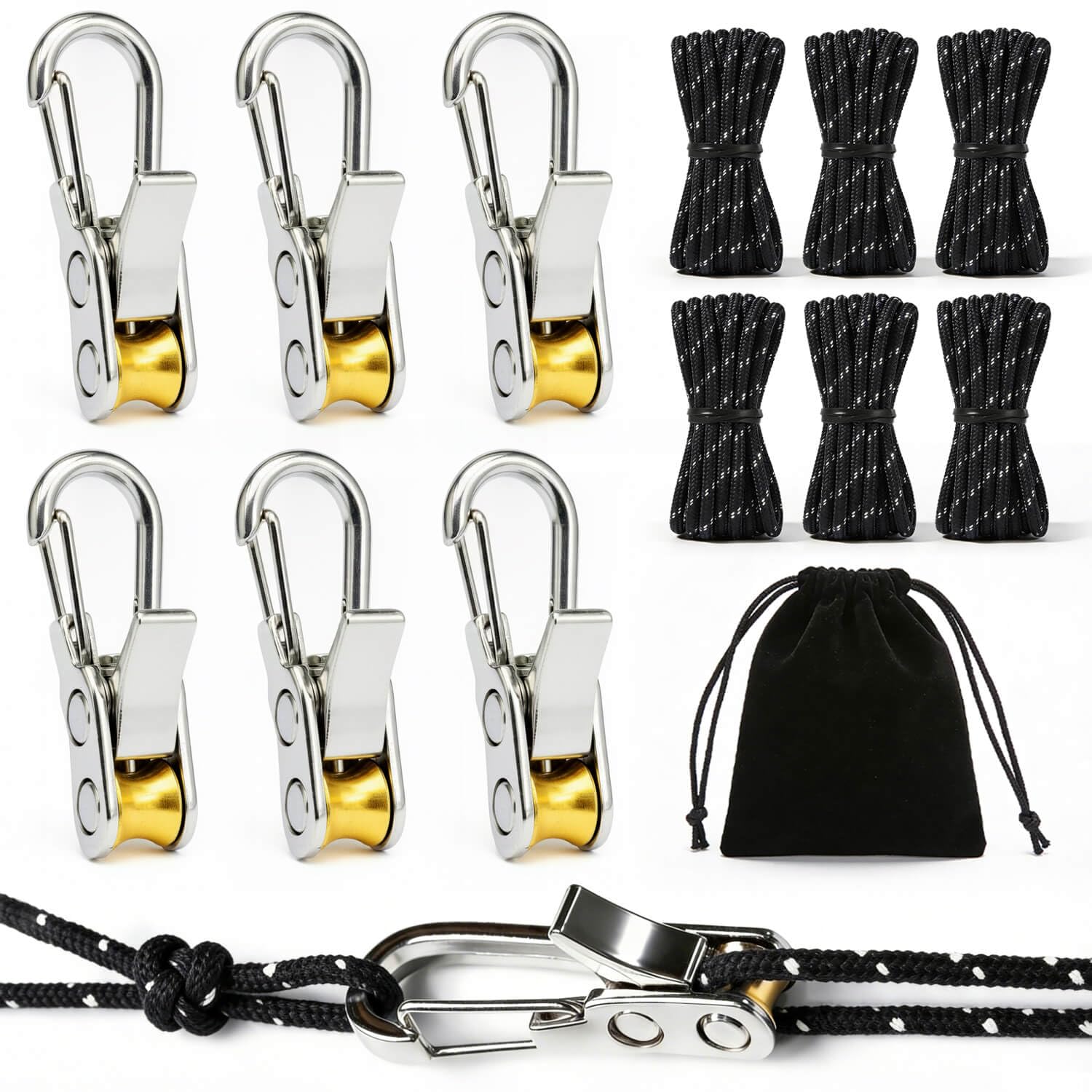 Photo 1 of ZUCMUMIL 6-Pack Rope Tensioner Set
