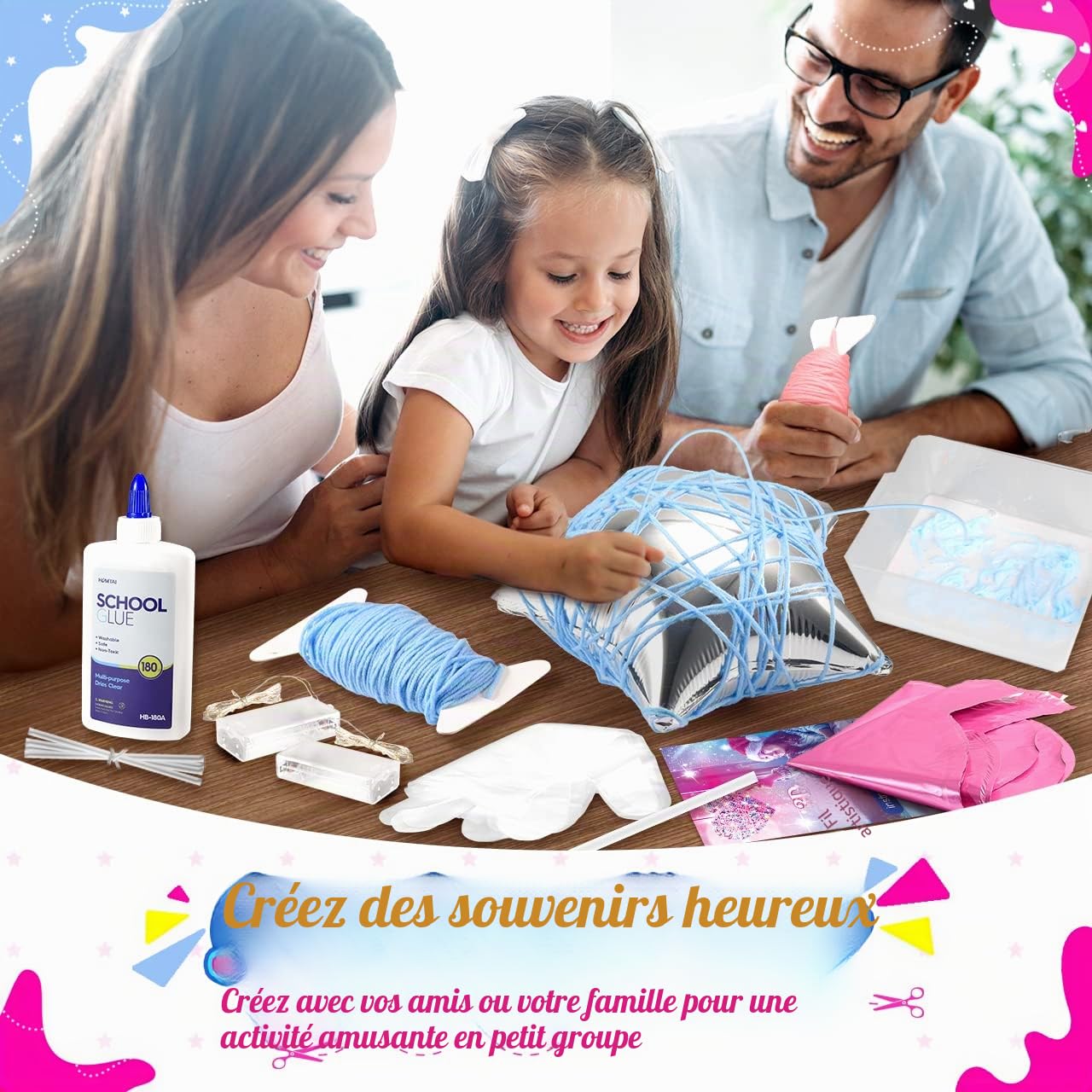 Kit de bricolage 3D pour filles cadeau 8-10 ans, jeux 9-14 ans, lanterne, décorations faites main