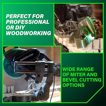 Metabo HPT 12-Inch Dual Bevel Sliding Miter Saw, C12RSH3