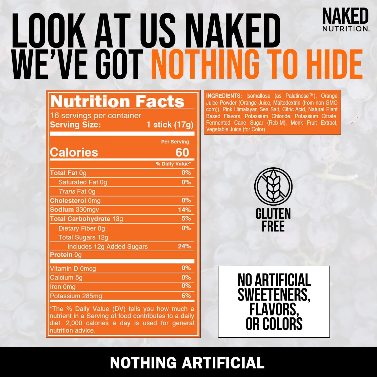 Nakedade Watermelon Mint – Performance Enhancing Sports Drink Powder - Electrolyte Powder – No GMOs or Artificial Sweeteners, Gluten-Free, Soy-Free, Dairy-Free – 16 Sticks image 4 of 4 B0F74T2MFW