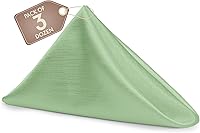 Vista 440 de Ultimate Textile -1 docena - Reversible Shantung Satin - Majestic - Servilletas de tela Majestic de 17 x 17 pulgadas color azul pizarra