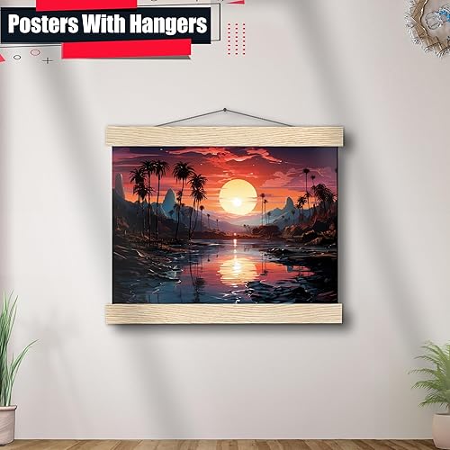 Miniatura 3 de Neon Sunset Vibes Florida Synthwave Sunset Framed poster Print, Retro Miami Style Wall Art, poster, Art Print