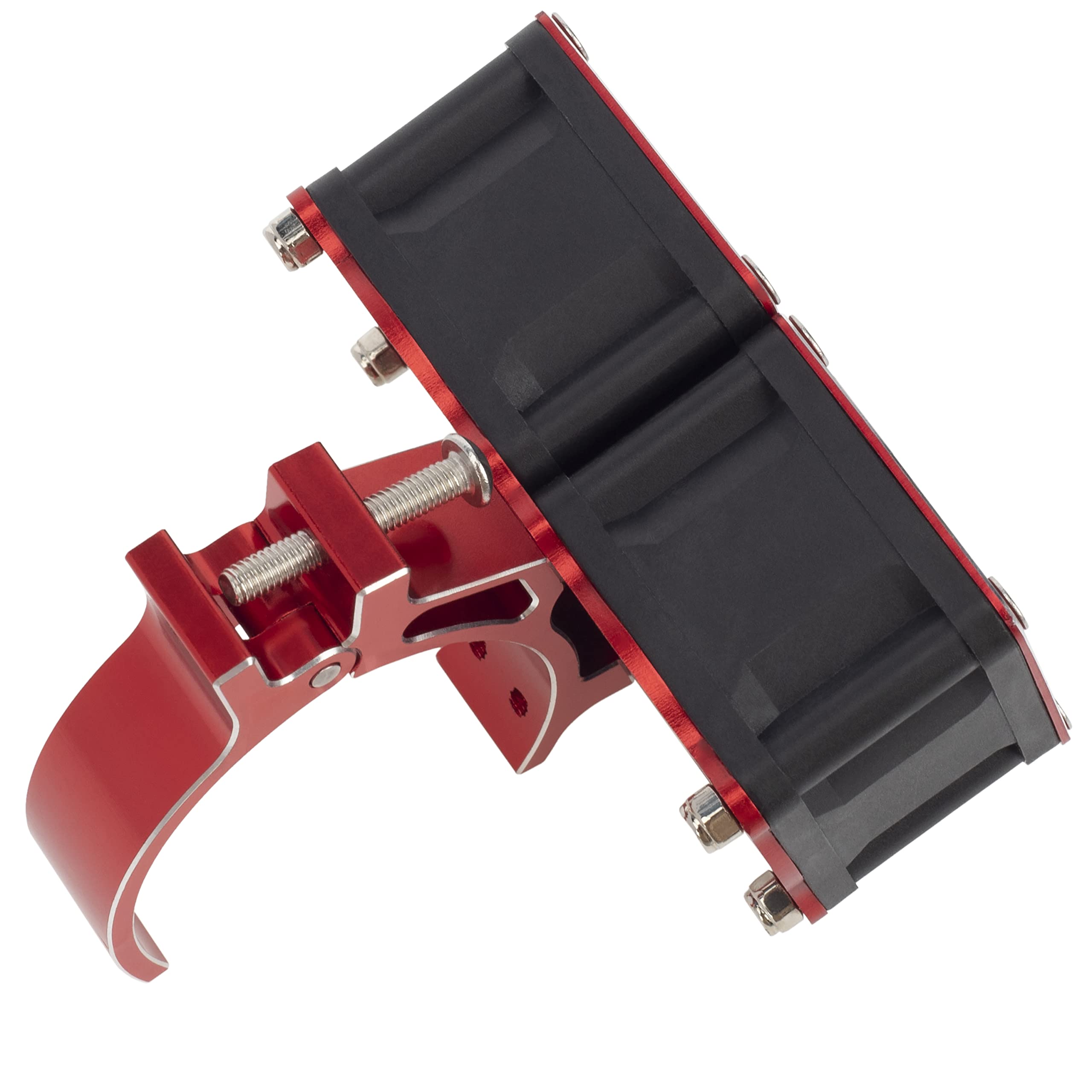 Rc Car Motor Rcarmumb 40mm Cooling Fan Upgrades Part For 1/5 ARRM A TRX4 RC  Scale Car,Brushed Brushless 15000 RPM High Speed Cooling Fan Heatsink With  56-58mm Adjustable Mount For 1717 5687 56113 2028 Work Fan