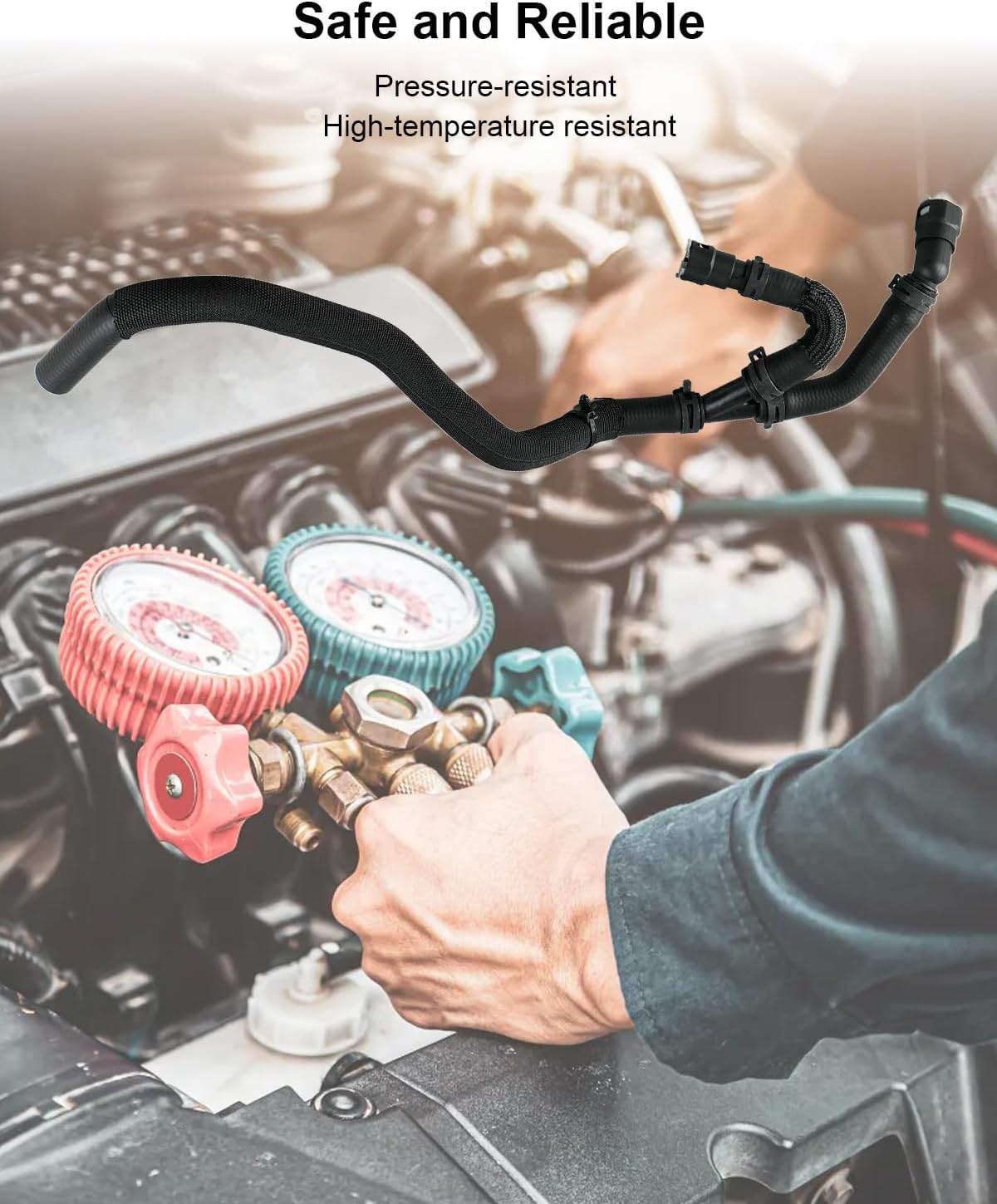 KH1188 HVAC Heater Hose Compatible with Ford Expedition 2018-2021 Lincoln Navigator 2018-2022 Water Outlet Hose Replace JL1Z-18472-C