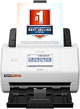 Epson RapidReceipt RR-600W Wireless Desktop Color 2-Sided Receipt & Document Scanner with ScanSmart AI PRO Receipt Management & PDF Software for PC & Mac, Touchscreen & 100-Page Auto Document Feeder
