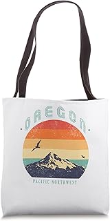Oregon Vintage Portland Pacific Northwest USA Souvenir Gift Tote Bag