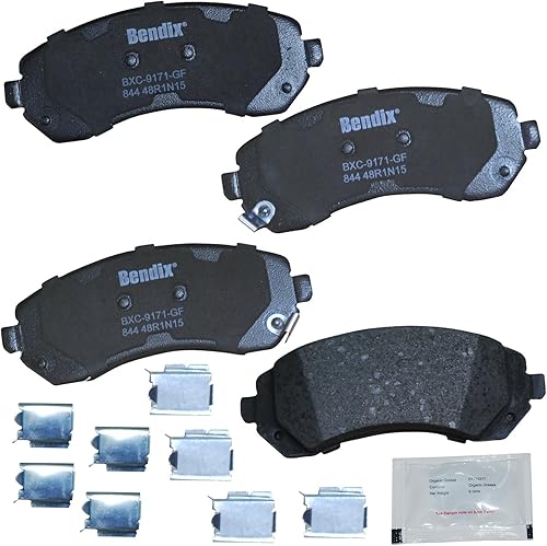 Miniatura 117 de Bendix Priority1 CFC154 - Juego de pastillas de freno de disco para Avanti II, Century, LeSabre, Regal, Riviera, chasis comercial, DeVille