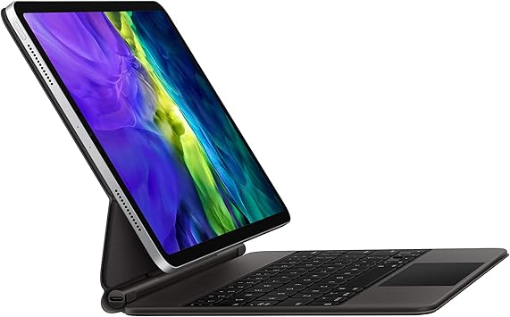 Apple Magic Keyboard: iPad Keyboard case for iPad Pro 11-inch (1st, 2nd, 3rd, 4th gen) and iPad Air (4th, 5th gen, and M2), Great Typing Experience, Built-in trackpad, US English - Black (Renewed)