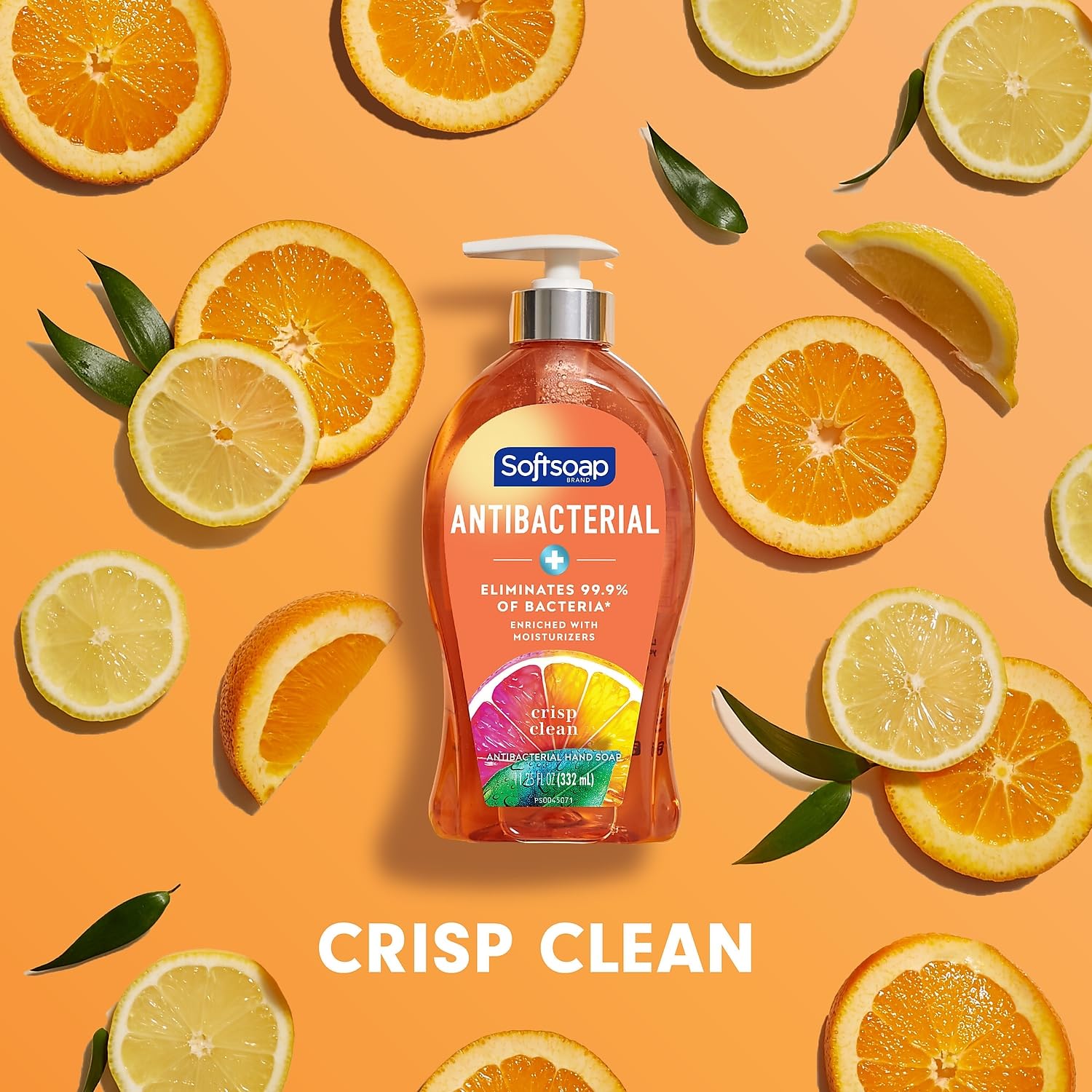 Softsoap Antibacterial Liquid Hand Soap, Crisp Clean - 11.25 fluid ounces image 5