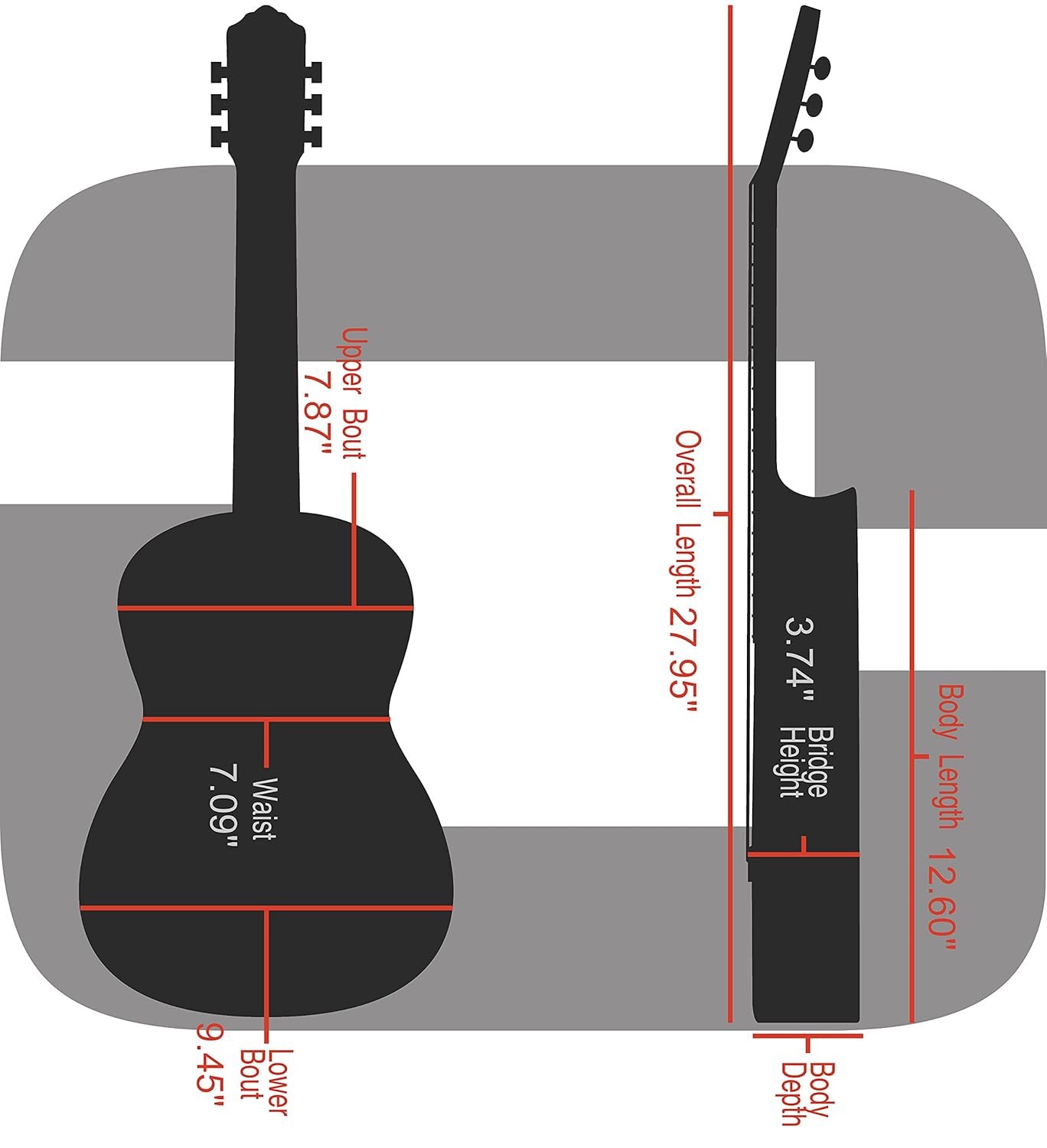Crossrock Hard-shell wood case for Tenor Ukulele with removable shoulder straps-Tweed(CRW700TUTW-2)