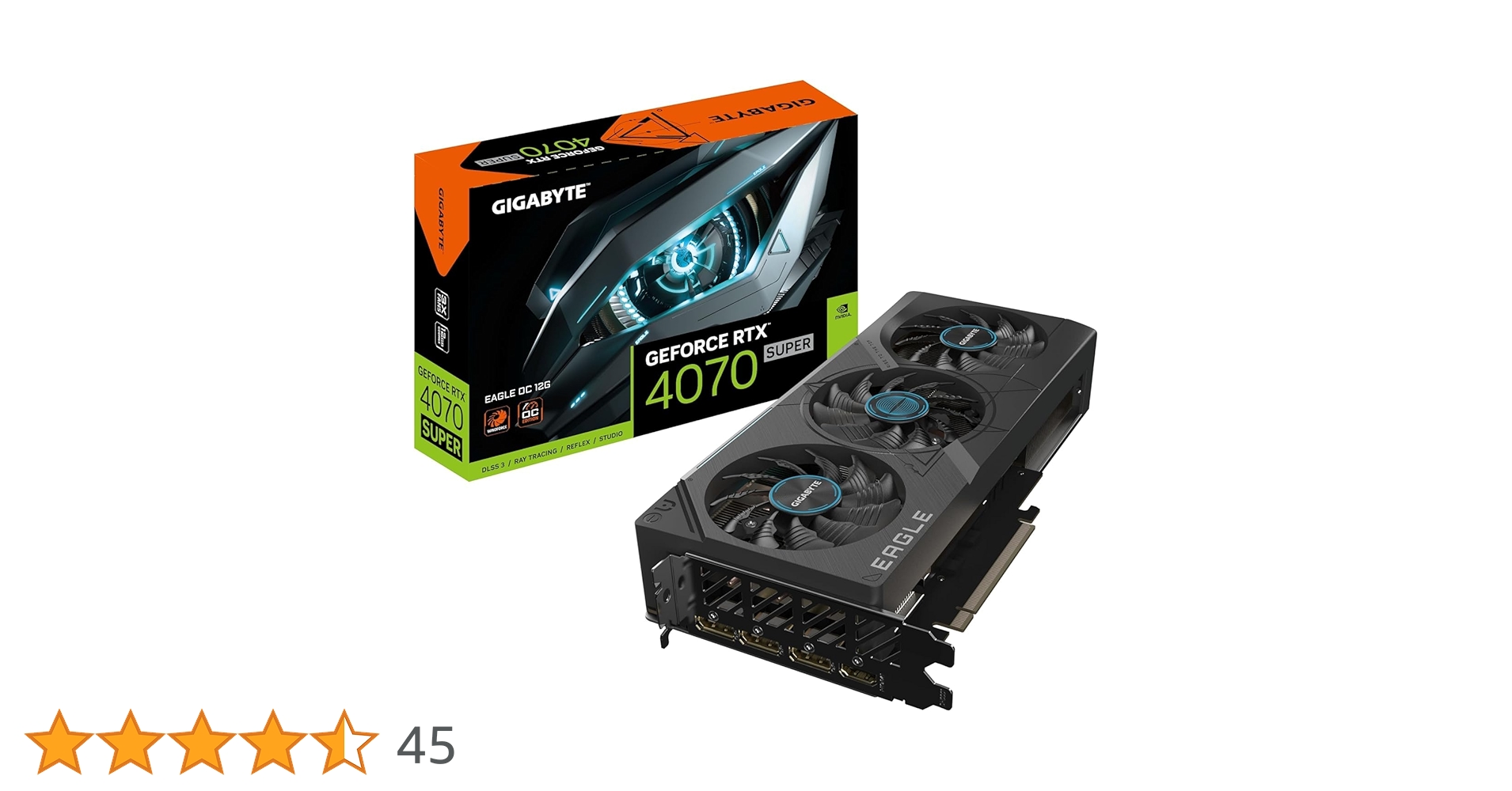 グラフィックボード・グラボ・ビデオカード GeForce RTX4070Ti EAGLE OC 12G(rev. 2.0) Amazon | GIGABYTE NVIDIA RTX4070 SUPER 搭載 グラフィック