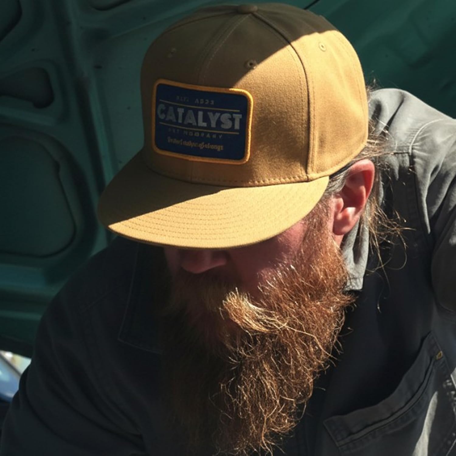 The Tradesman Snapback Hat – Change Collection – Tan | Premium Lifestyle Headwear - Image 6