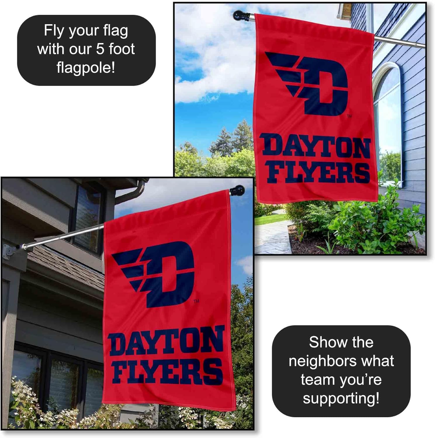 UD Flyers Double Sided House Flag