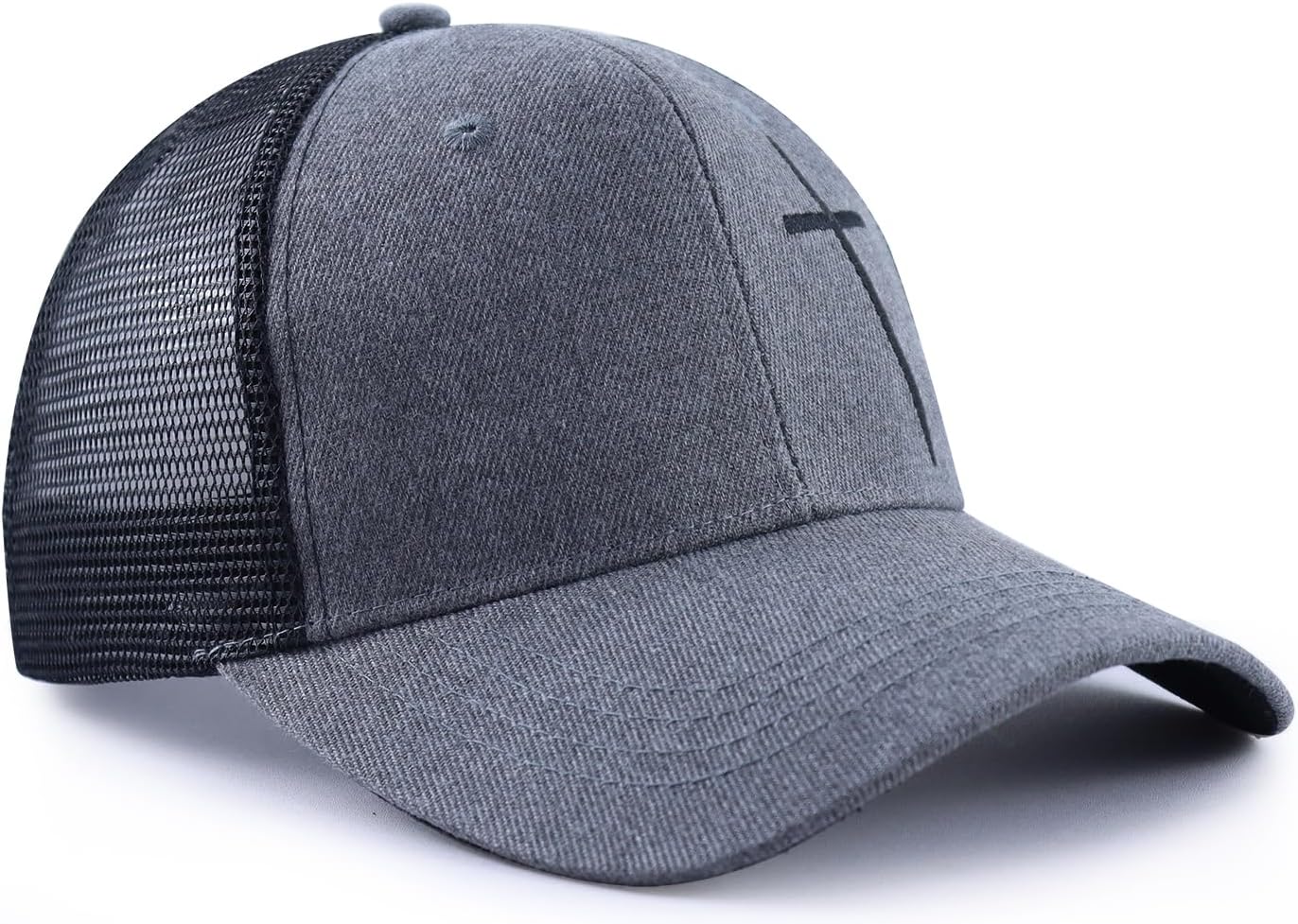 Jesus Cross Hat for Men Women, Funny Adjustable Cotton Embroidered Christian Religious Faith Baseball Cap - Image 3