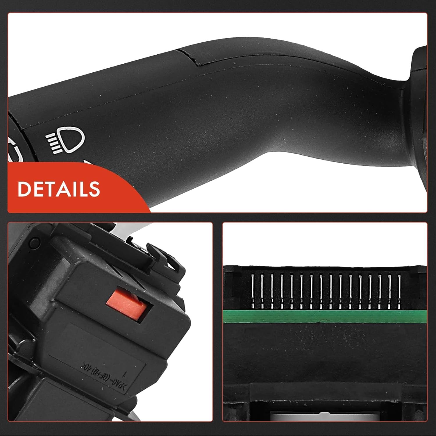 A-Premium Turn Signal Switch, Headlight Dimmer, Windshield Wiper Multifunction Switch Lever Compatible with Ford F-150 2015-2019, F-250/350/450/550 Super Duty 2017-2020, with Rain Sensitive Wiper