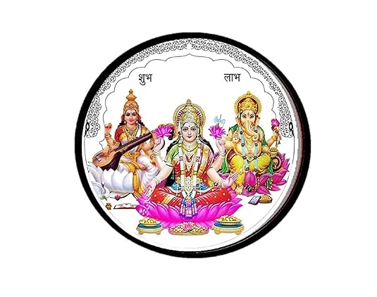 10 grams pure silver coin lakshmi ganesh saraswati Bis Hallmark 999 fine silver 10 gm bar laxmi ganesh for gift in happy birthday & happy anniversary festive gift pack for pooja & Dhanteras diwali.