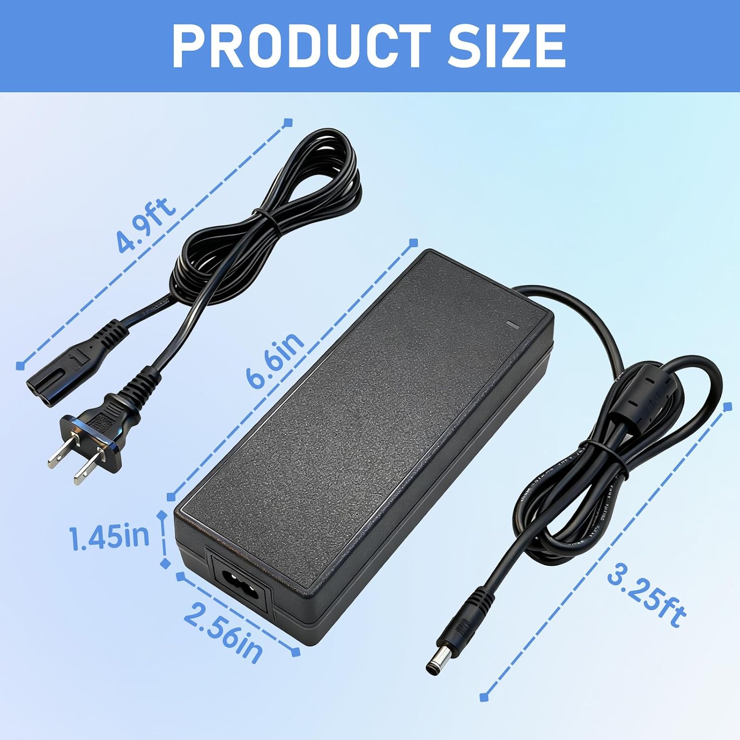 19V Power Cord Charger Adapter Compatible with Intel NUC 13 10 14 12 11 Pro Kit Mini NUC10i7FNH Power Supply Replacement PERFEIDY Power Supply Cord Charger PSU