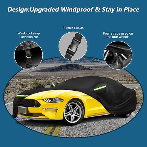 Miniatura 10 de Fundas completas para automóvil para Mini Cooper SHardtopClubmanCountryman 2014-2024 de 4 puertas, cubierta impermeable resistente para todo tipo de