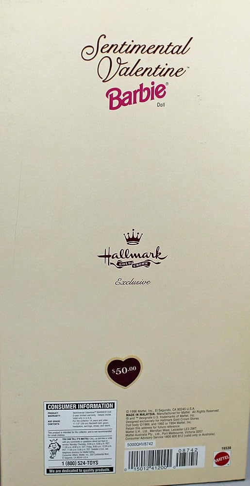バービー Valentine Romance Barbie ペンダント付 バービー Valentine Romance Barbie ペンダント付 バービー