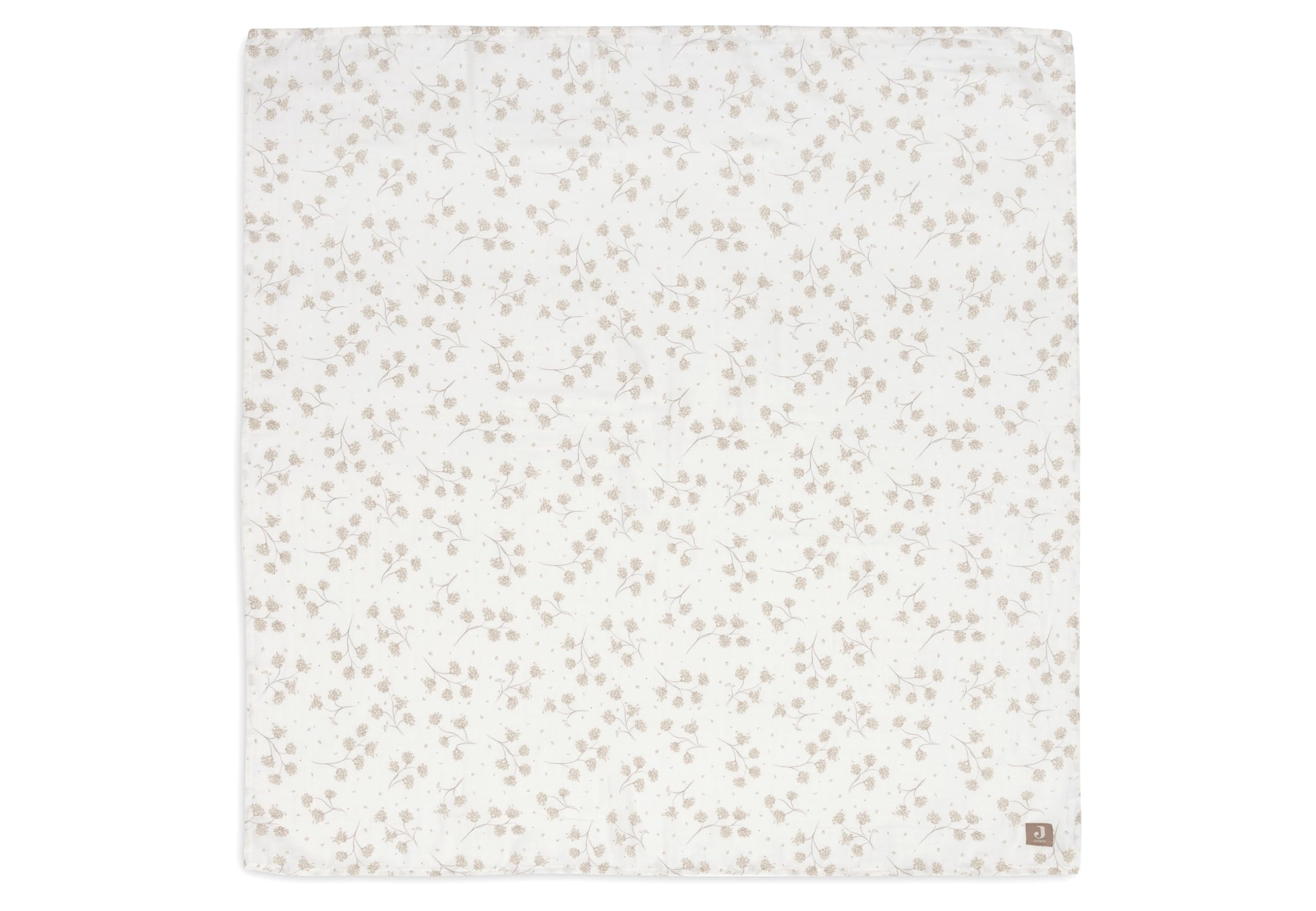 Jollein Muslin Swaddles Baby, Leafy Dreams, 2-Pack, 115x115cm, 100% Cotton, Baby Muslin Cloths, Muslin Baby Blanket - Image 2