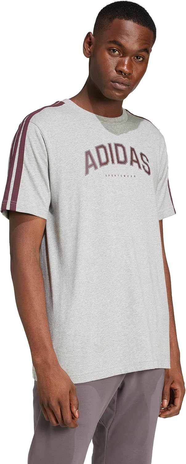 adidas Mens Codes Collegiate Linear Graphic T-Shirt