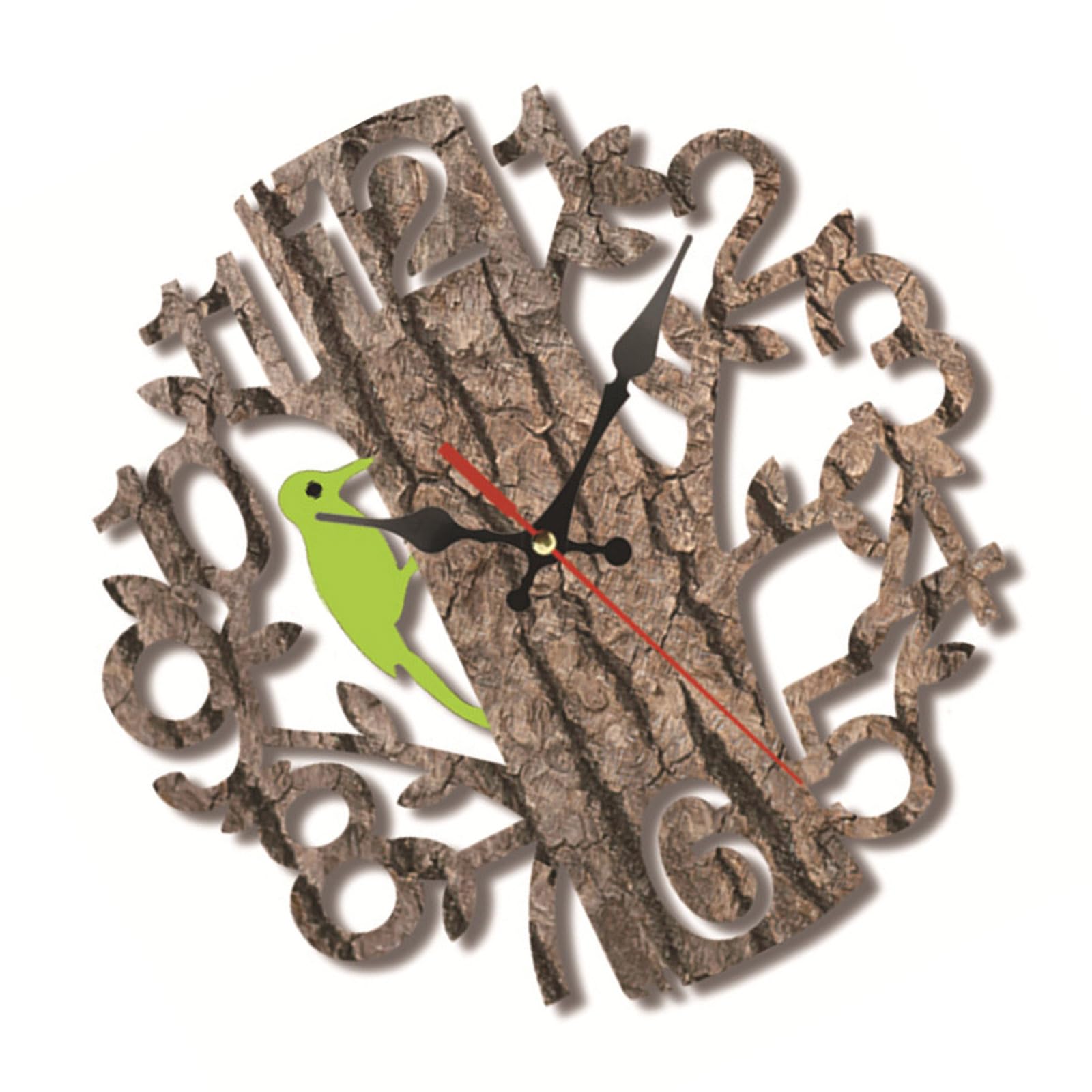 Tsophreniq Decorative Wall Clock, Silents Battery Operated Wall Clock Silents None Ticking Clocks Sweeps Movement Easy to Read Battery Operated Clocks