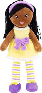 PLUSHIBLE BRIDGING MILES WITH SMILES Plush Baby Doll - 18 Inch Rag Dolls for Girls, Infants, Toddlers, & Babies - Yarn Hair - Large Plushie Toys - Kaylie