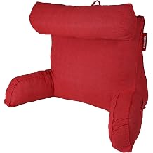 TV Yast  Kollu Okuma Yast  S rt Destek Yast  Yatakta Oturma Kitap Okuma Yast  KIRMIZI