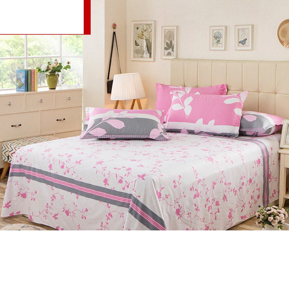 Drap de lit en coton épais pour rafraîchir vos nuits de printemps et été en grand lit