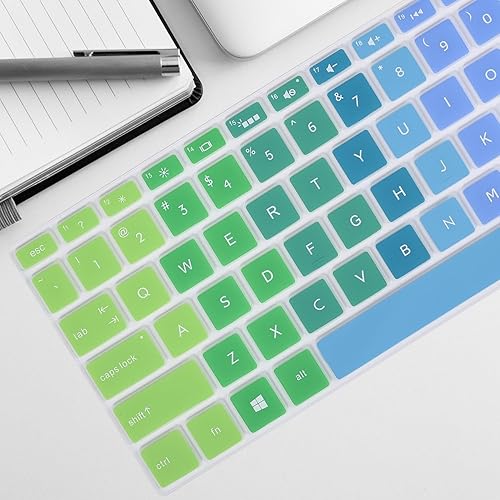 Vista 34 de Protector de teclado compatible con HP Pavilion 15.6" Series/HP 15.6" pantalla táctil portátil 15-BS020WM/HP Pavilion x360 15.6" Series/HP Envy x360