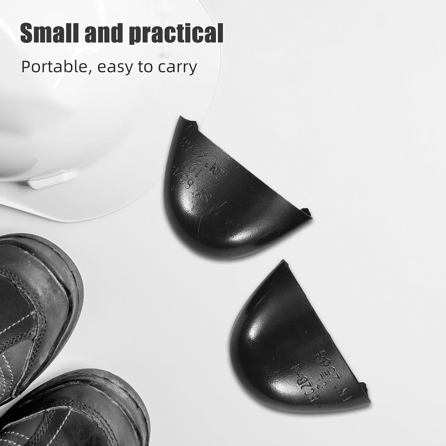 Steel Toe Covers Protective Overshoes High-Strength Metal Toe Caps for Men and Women Size 45 Gray