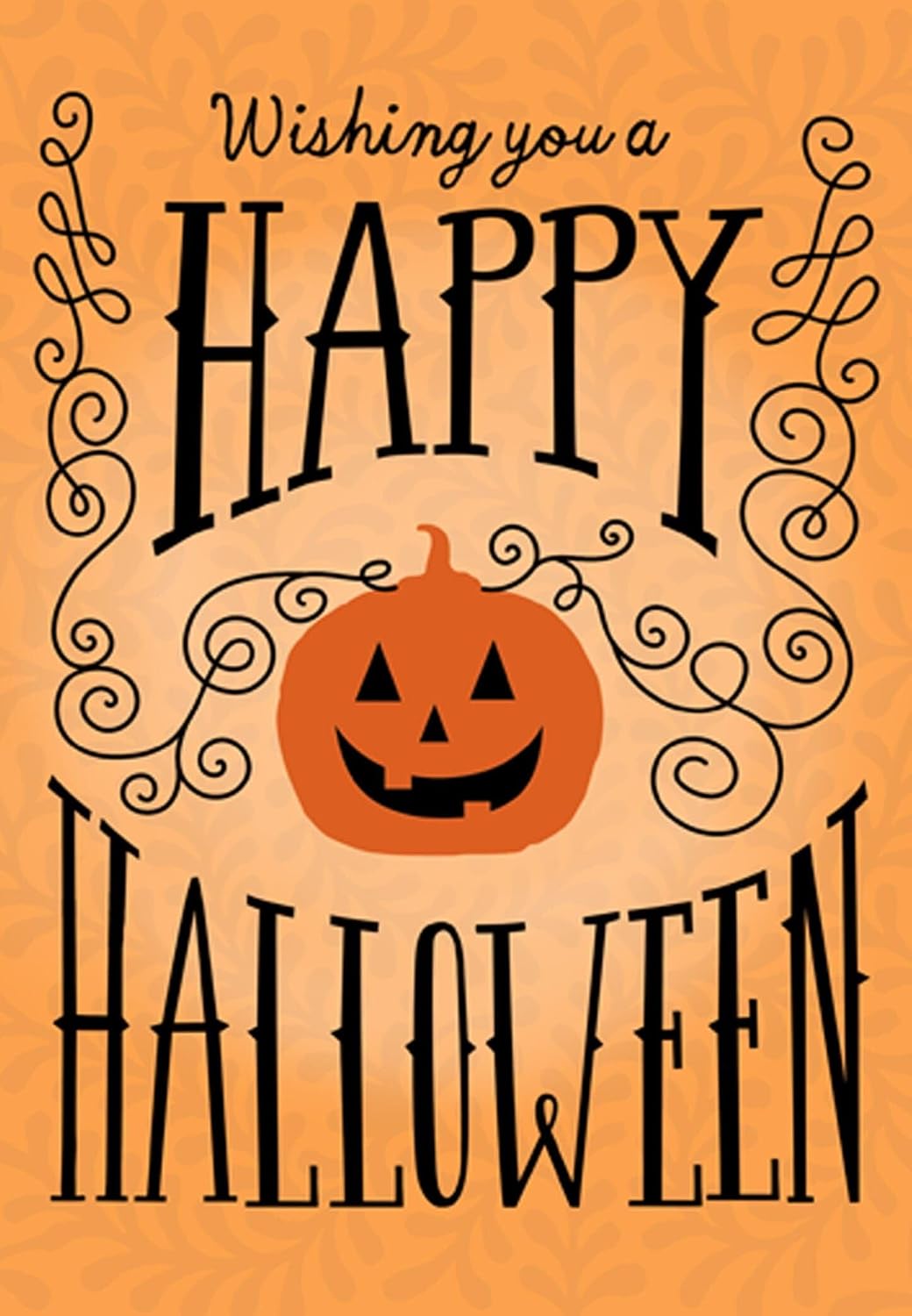Hallmark Business 25 Pack Bulk Halloween Cards (Smiling Jack-o'-Lantern)