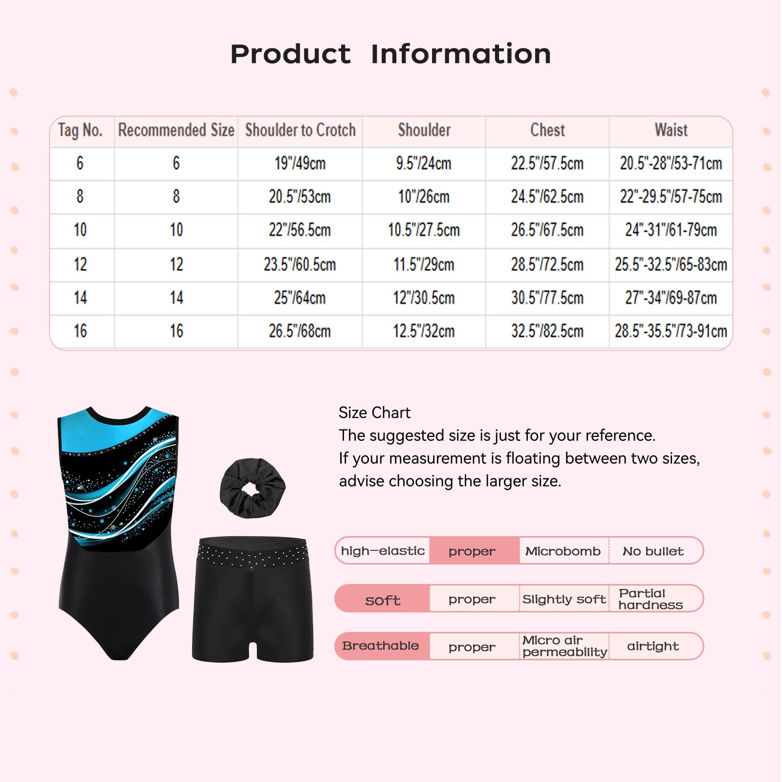 Bambini Body Ginnastica Artistica Bambina Body Da Ginnastica Artistica Con Leggings Pantaloncini Completo Ritmica Set Di Per Ragazze