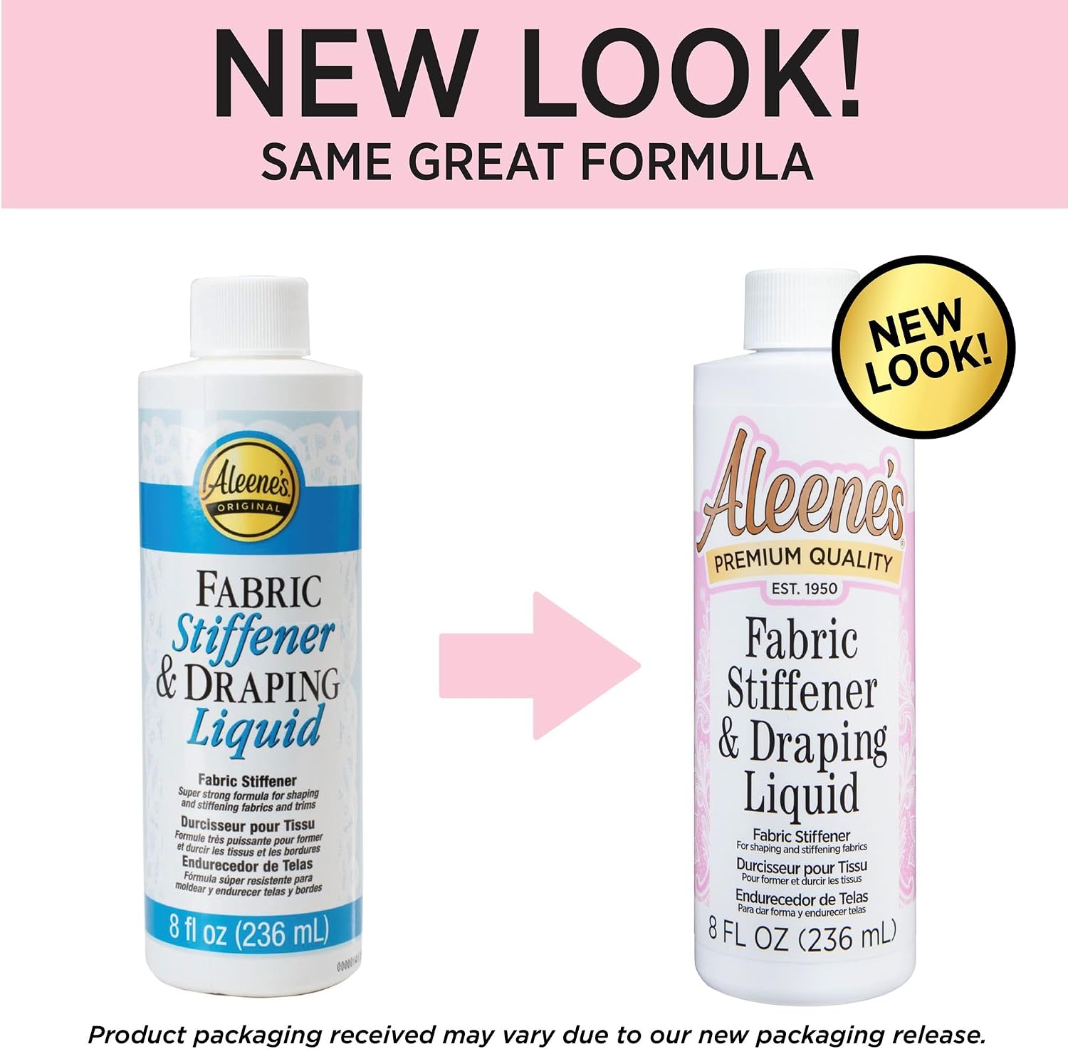 Aleene's Fabric Stiffener and Draping Liquid, Quick Drying, Nontoxic, for Stiffening and Shaping Fabrics, 8 oz