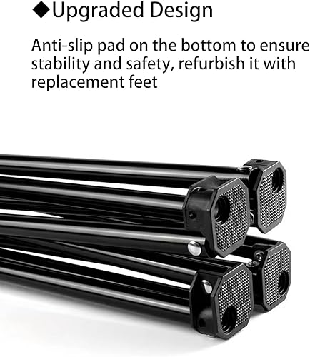 Miniatura 3 de Paquete de 4 patas de repuesto para silla de campamento, patas de reparación resistentes para taburete de silla plegable, pieza de accesorios para
