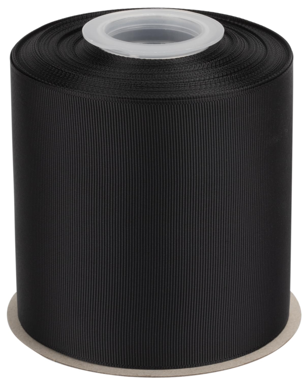 Ribbonitlux Grosgrain Ribbon 100mm x 22.5M โ Premium Polyester Craft Ribbon for Hair Bows, Gift Wrapping, Weddings & DIY โ Solid Black(#030) โ 1 Roll