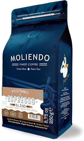 Moliendo Finest Coffee Positano Espresso Blend Kahve (Çekirdek) 250 g